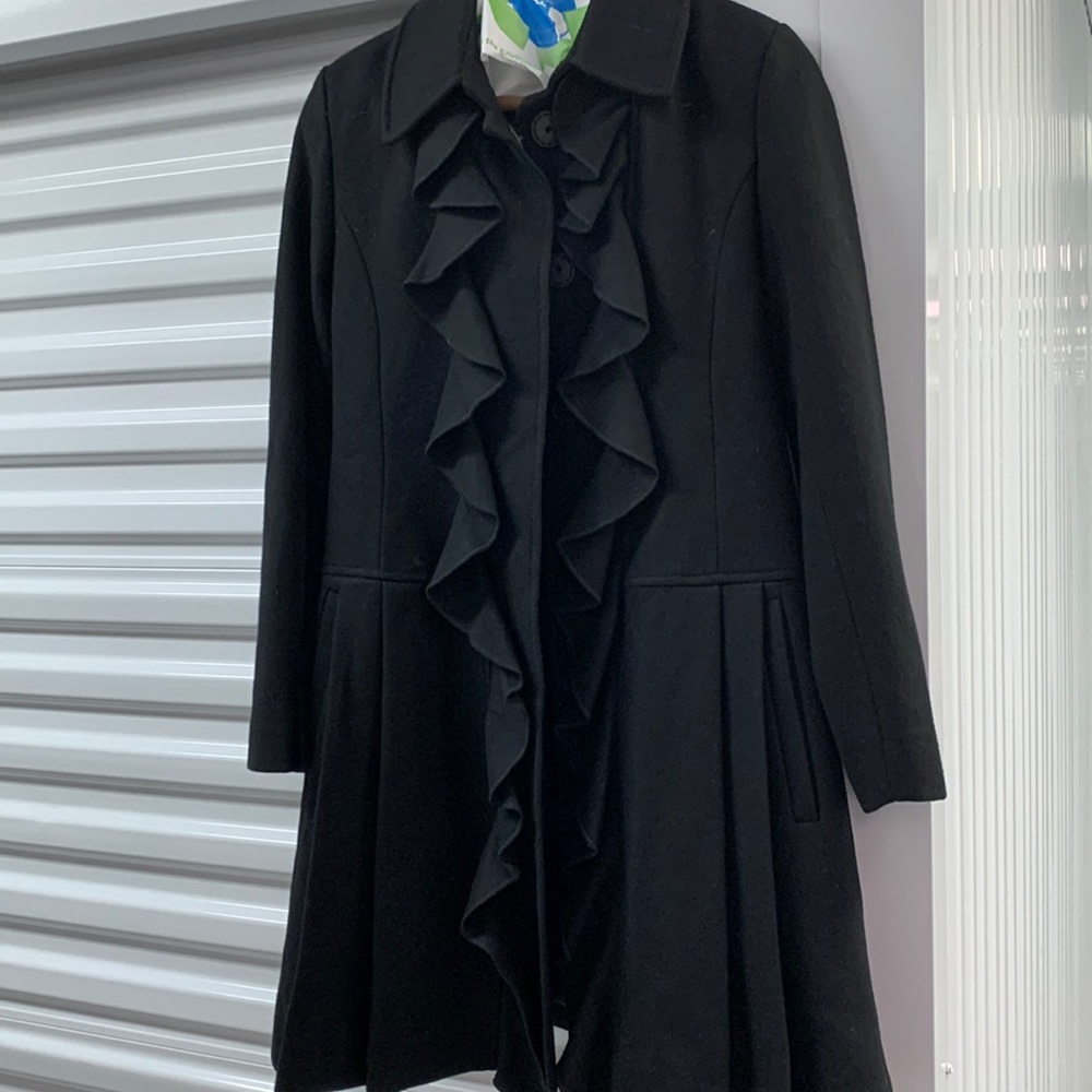 DKNY Wool Overcoat Size 14